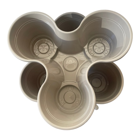 2 Tier Stackable Vertical Indoor Outdoor Plastic Garden Herb Planter Pot NWT - Picture 7 of 7